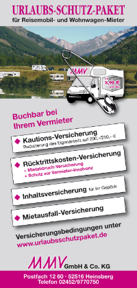 Urlaubsschutz Paket für Wohnmobil mieten - Reisemobile Meißner aus Haßfurt